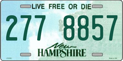 NH license plate 2778857