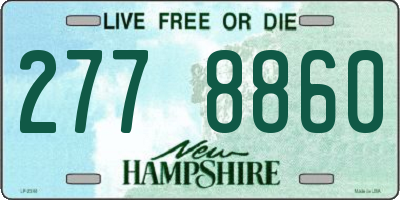 NH license plate 2778860