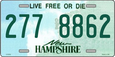 NH license plate 2778862