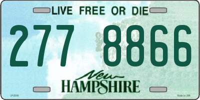 NH license plate 2778866