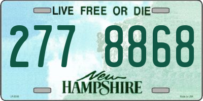 NH license plate 2778868