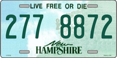 NH license plate 2778872
