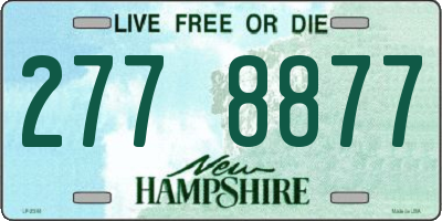NH license plate 2778877