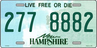 NH license plate 2778882