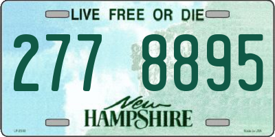 NH license plate 2778895