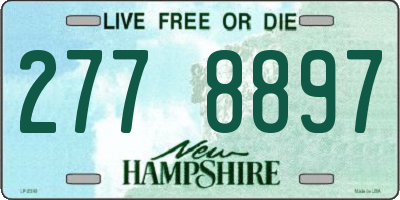 NH license plate 2778897