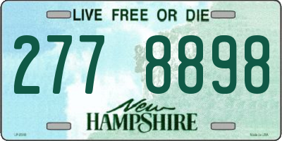 NH license plate 2778898