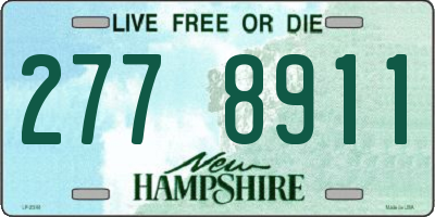 NH license plate 2778911