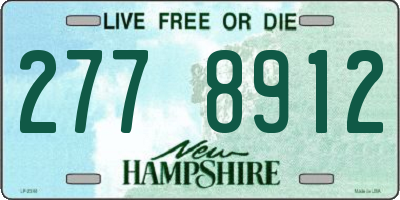 NH license plate 2778912