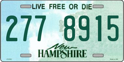 NH license plate 2778915