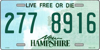 NH license plate 2778916