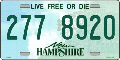 NH license plate 2778920
