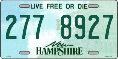 NH license plate 2778927
