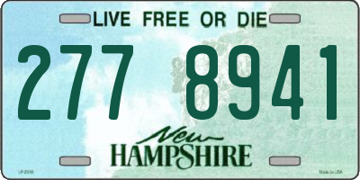 NH license plate 2778941
