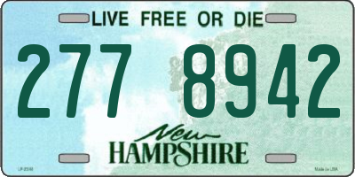 NH license plate 2778942