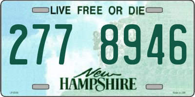 NH license plate 2778946