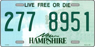 NH license plate 2778951