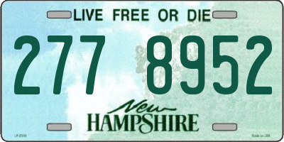 NH license plate 2778952