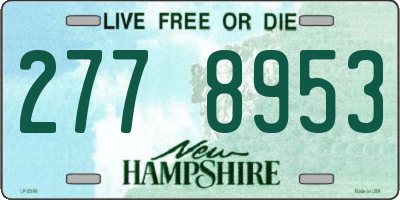 NH license plate 2778953