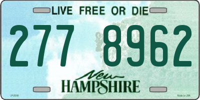 NH license plate 2778962