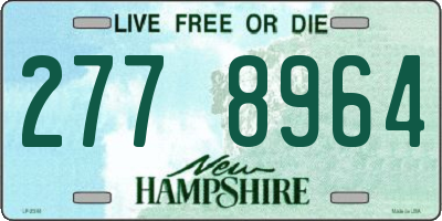 NH license plate 2778964