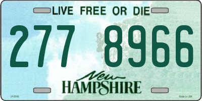 NH license plate 2778966