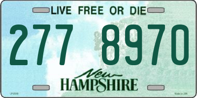 NH license plate 2778970