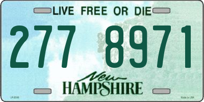 NH license plate 2778971