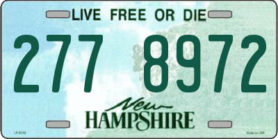 NH license plate 2778972