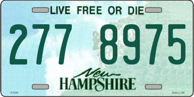 NH license plate 2778975