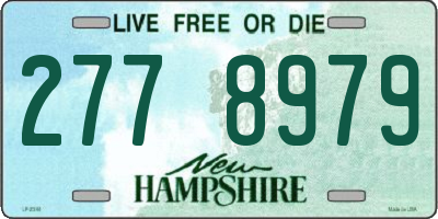 NH license plate 2778979