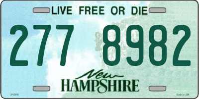NH license plate 2778982