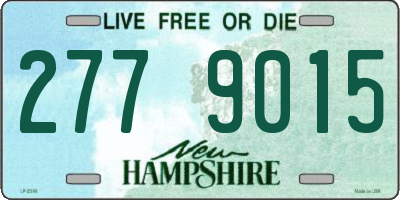 NH license plate 2779015