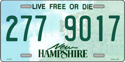 NH license plate 2779017