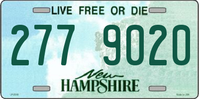 NH license plate 2779020