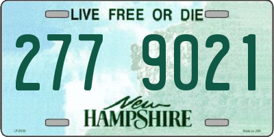 NH license plate 2779021