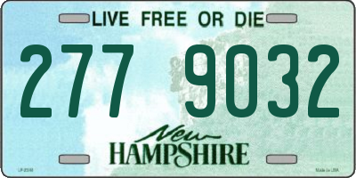 NH license plate 2779032