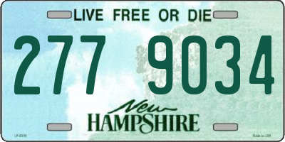 NH license plate 2779034