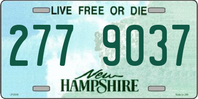 NH license plate 2779037