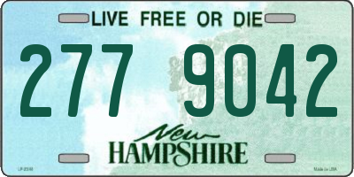 NH license plate 2779042