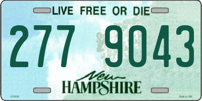 NH license plate 2779043