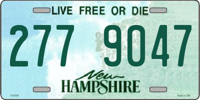 NH license plate 2779047