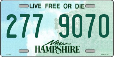 NH license plate 2779070