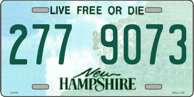 NH license plate 2779073