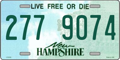 NH license plate 2779074