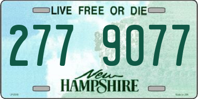 NH license plate 2779077