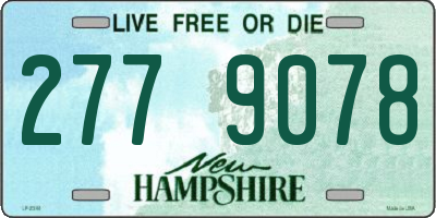 NH license plate 2779078