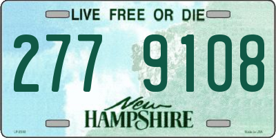 NH license plate 2779108