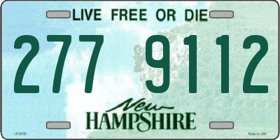 NH license plate 2779112