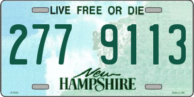 NH license plate 2779113